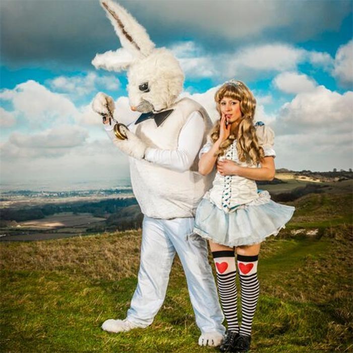 Alice and the rabbit